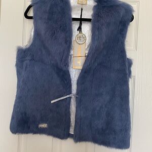 ME Makeover Essentials Blue Cozy Vest
